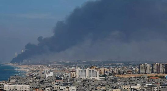 Raketen Raketenbeschuss auf Israel verzoegert Pressekonferenz der US Senatoren