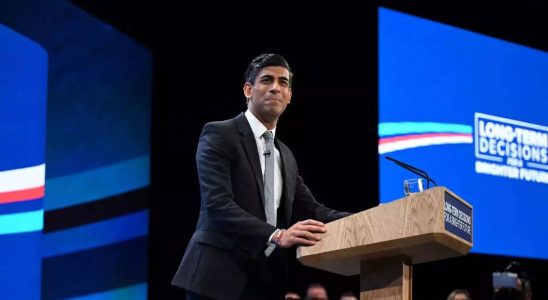 Rishi Sunak begeistert die Basis mit einer Rede auf der