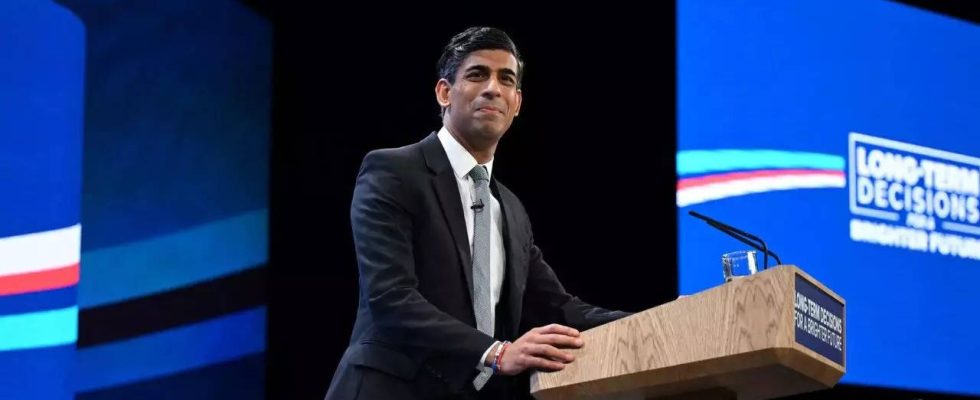 Rishi Sunak begeistert die Basis mit einer Rede auf der