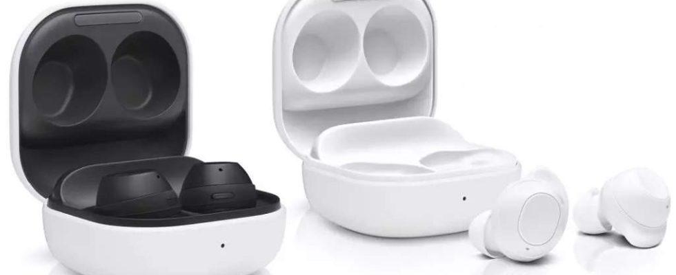 Samsung Galaxy Buds FE mit wasserabweisendem Design und aktiver Geraeuschunterdrueckung