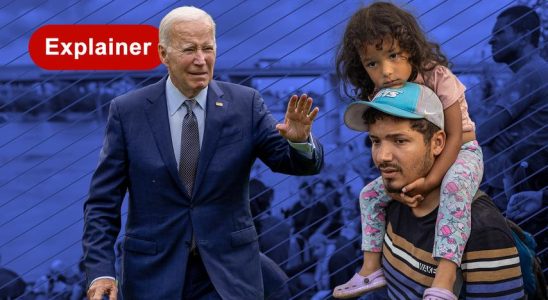 Schmerzhafter Moment fuer Biden Warum er immer noch Trumps Mauer