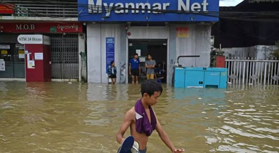 Schwere Ueberschwemmungen im Sueden Myanmars haben ueber 14000 Menschen vertrieben