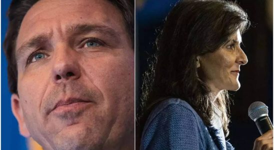 Trump Haley liegt gemeinsam mit DeSantis auf dem zweiten Platz