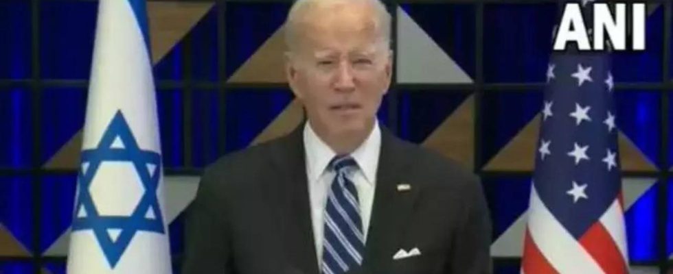 US Praesident Biden kuendigt humanitaere Hilfe in Hoehe von 100 Millionen