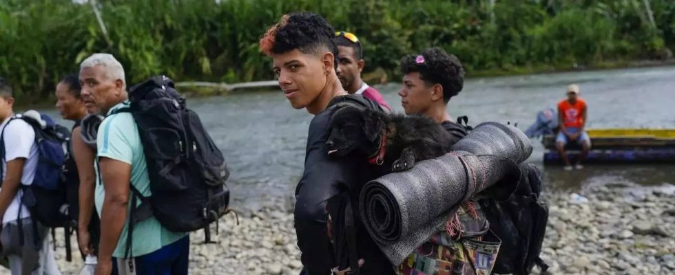 Venezolanische Migranten Zuwandernde Venezolaner lassen sich von US Plan zur Wiederaufnahme