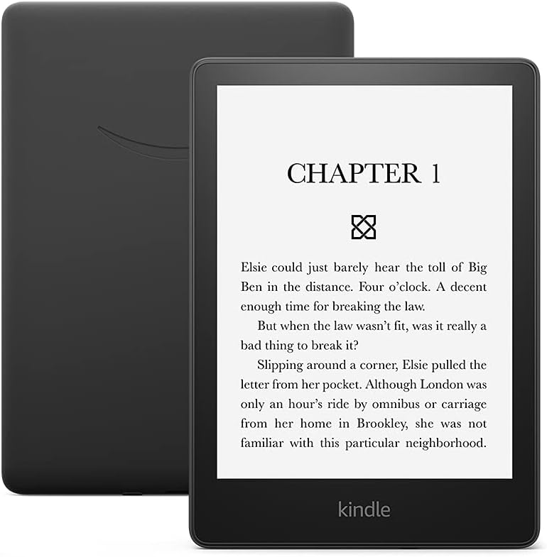 Ein Auszug aus einem Buch, das auf dem Kindle Paperwhite von Amazon angezeigt wird