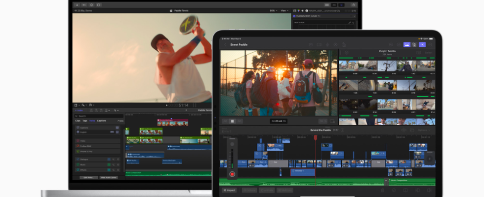 Apple aktualisiert Final Cut Pro Logic Pro fuer Mac und