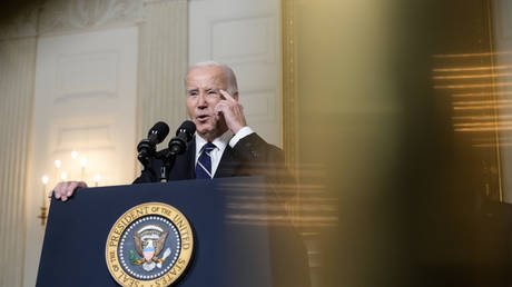 Biden vermutet dass er der Grund fuer den Hamas Angriff war