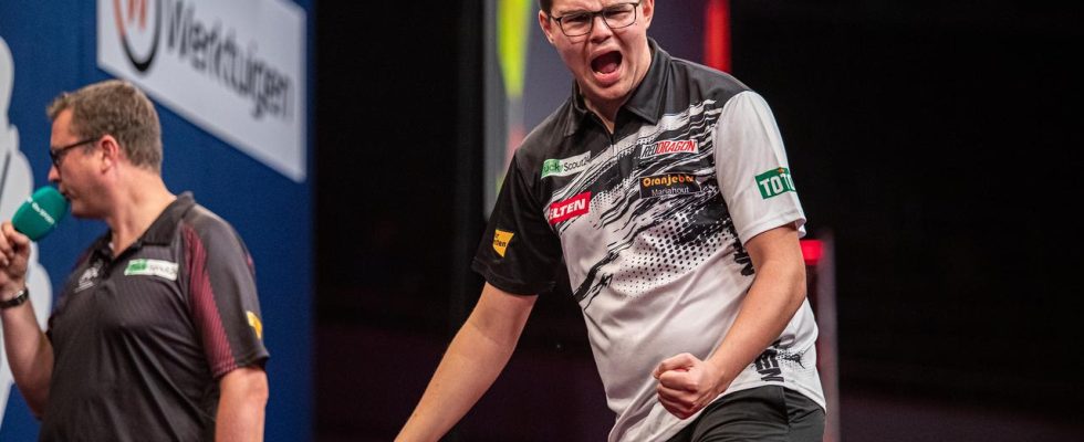 Darts Talent Van Veen verpasst den historischen Jugend Weltmeistertitel nur knapp