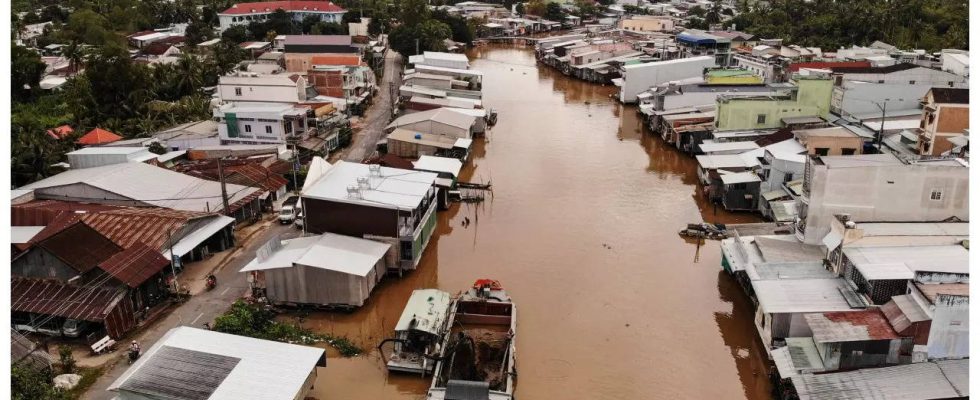 Der Sandabbau im vietnamesischen Mekong Delta zerstoert Haeuser und Lebensgrundlagen