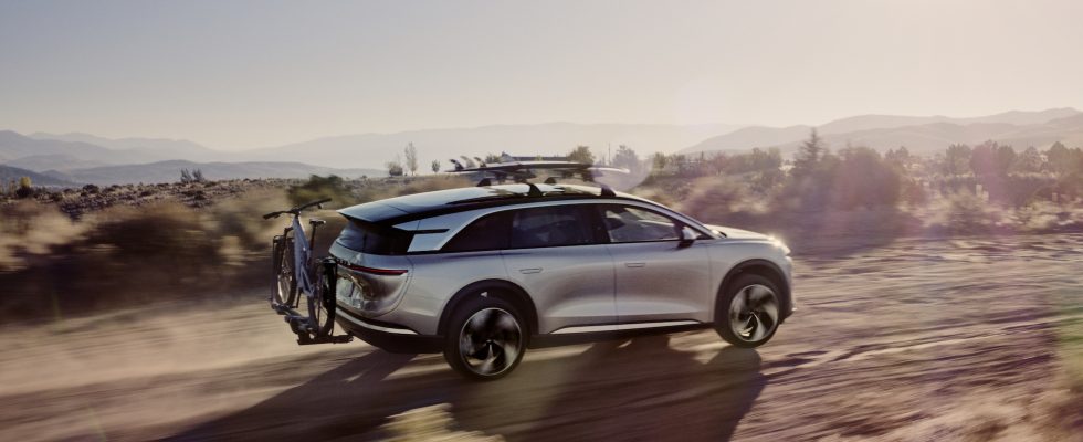 Der vollelektrische Lucid Gravity SUV feiert endlich sein Debuet mit