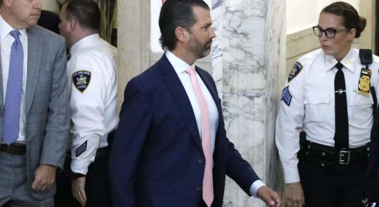 Donald Trump Jr sagt aus dass er im zivilrechtlichen Betrugsprozess