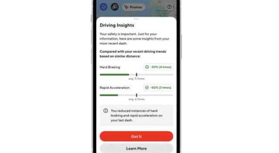 DoorDash fuegt seinen Zustellern neue Sicherheitstools hinzu darunter „Driving Insights