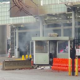 Explosion in Auto auf Bruecke zwischen Kanada und den USA