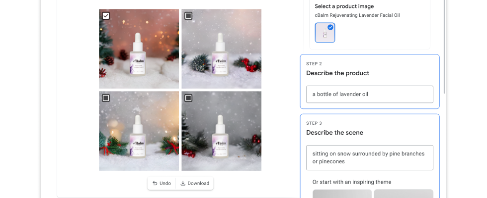 Google fuehrt generative KI Tools fuer Produktbilder fuer US Werbetreibende und Haendler