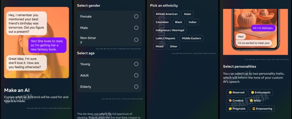 Instagram entdeckte die Entwicklung eines anpassbaren „KI Freundes