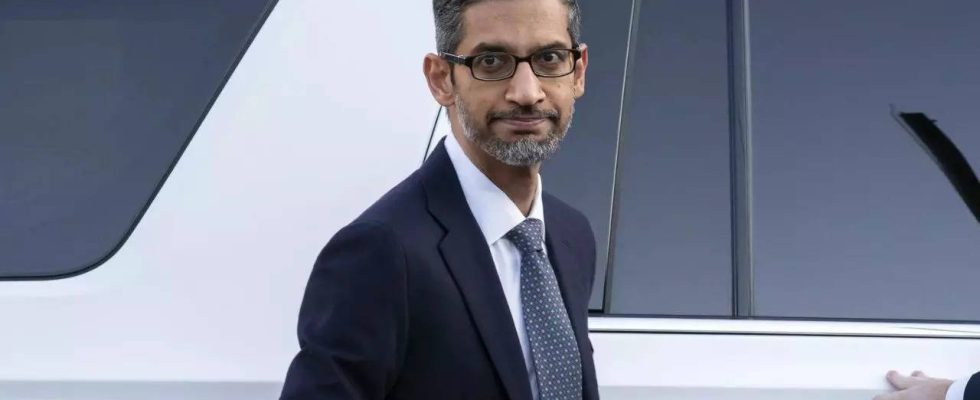 Internetunternehmen CEO Sundar Pichai kehrt zum zweiten Mal vor Gericht