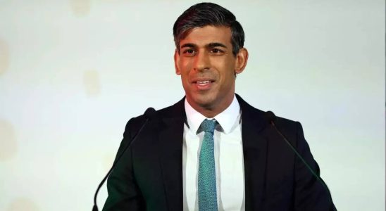 Kuenstliche Intelligenz Der britische Premierminister Rishi Sunak fordert die Welt