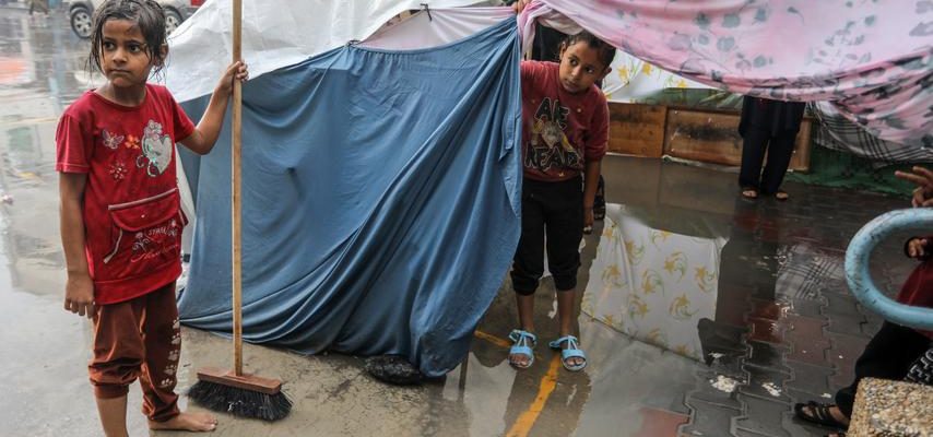 Probleme aufgrund von Regen in Gaza Israel fordert Einnahme von