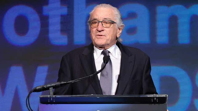 Robert De Niro wirft den Gotham Awards vor seine Rede