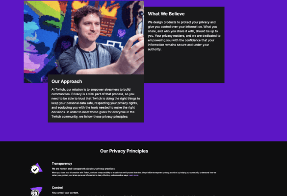 Twitch startet das Privacy Center um Benutzer ueber ihre persoenlichen