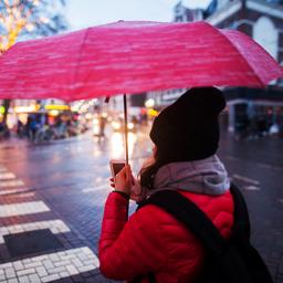 Vom Regen bis zum Tropfen mit Schauern und Kaelte