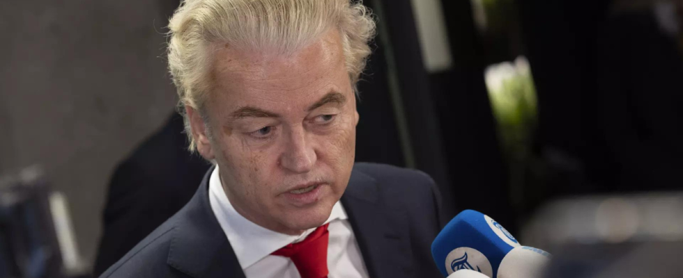 Wilders Verbuendeter Wilders Verbuendeter der die erste Phase der niederlaendischen Koalitionsbildung ueberwacht