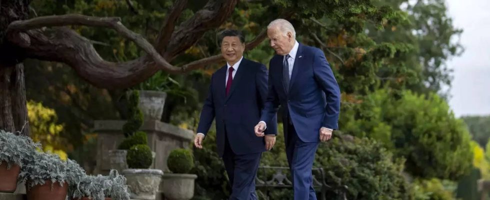 Xi Jinping Die Wiederaufnahme der persoenlichen Gespraeche zwischen Biden und