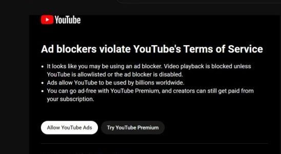 YouTube geht jetzt weltweit gegen Werbeblocker vor