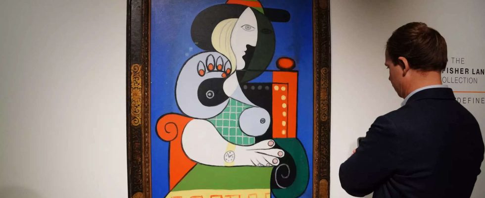 „Frau mit Uhr Gemaelde von Pablo Picasso wird fuer 139