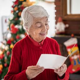 165000 aeltere Menschen in den Niederlanden erhalten eine Weihnachtskarte gegen