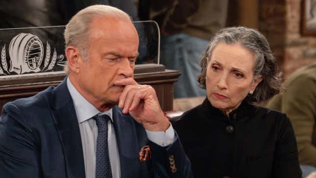 Kelsey Grammer und Bebe Neuwirth in Frasier