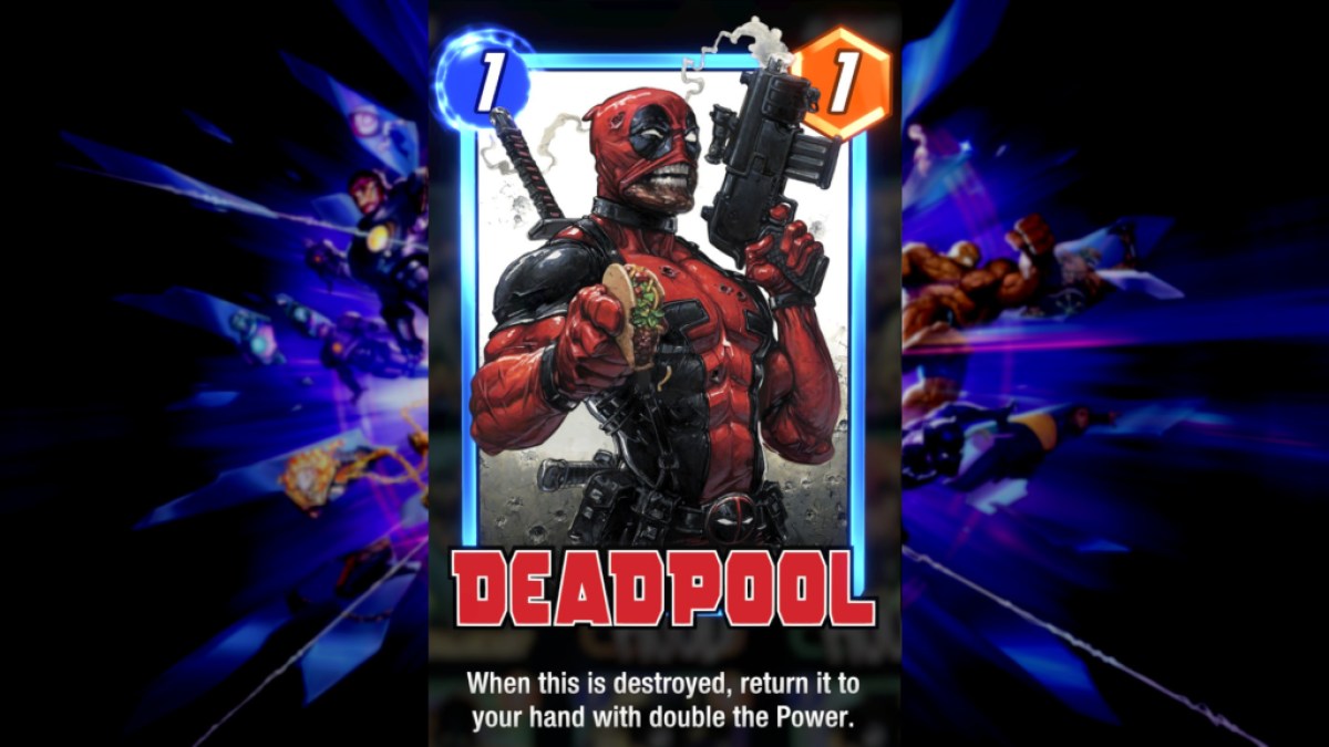 Deadpools Destory-Karte in Marvel Snap.