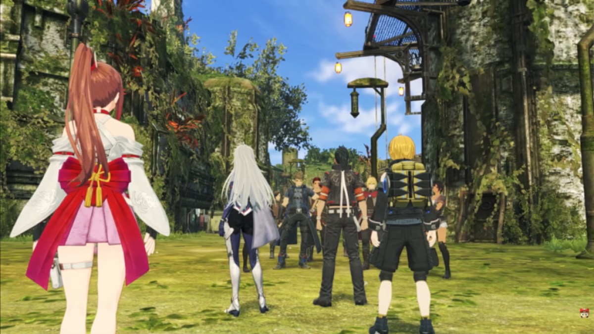 Stehende Charaktere in Xenoblade Chronicles 3. Dieses Bild ist Teil eines Artikels über die besten JRPGs des Jahres 2023.