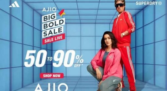 AJIO Big Bold Sale AJIO kuendigt „Big Bold Sale an