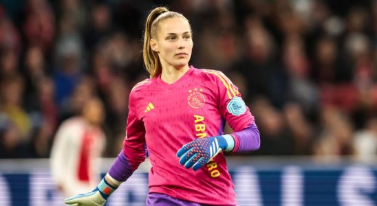 Ajax Keeper Van Eijk sah zu frueh jubelnde Mitspieler „Jesus steh