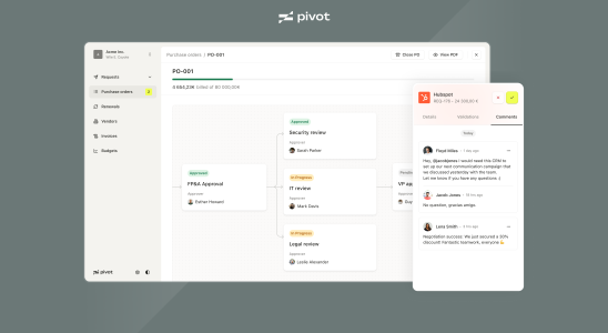 Das Beschaffungssoftware Startup Pivot sammelt nur wenige Monate nach seiner Gruendung