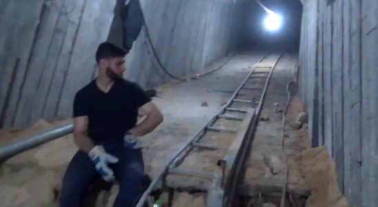 Die israelische Armee teilt Bilder eines grossen Hamas Tunnels im Gazastreifen