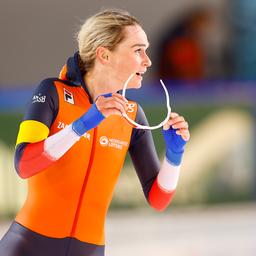 Groenewoud holt Silber ueber 5000 Meter Schouten in der B Gruppenklasse