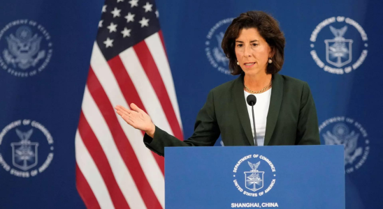 Halbleiter US Handelschefin Gina Raimondo warnt vor „Bedrohung durch China