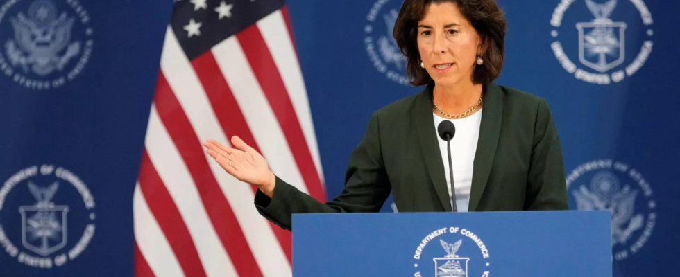 Halbleiter US Handelschefin Gina Raimondo warnt vor „Bedrohung durch China