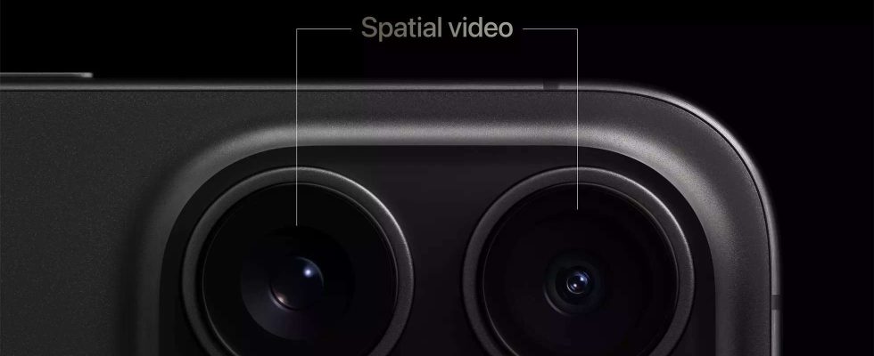 IPhone 15 Pro Raeumliche Videoaufnahme auf dem iPhone 15 Pro