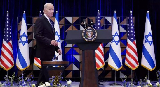 Joe Biden ist „untroestlich darueber dass der von der Hamas