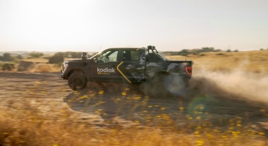 Kodiaks militaerischer AV Prototyp ist ein Ford F 150 Pickup