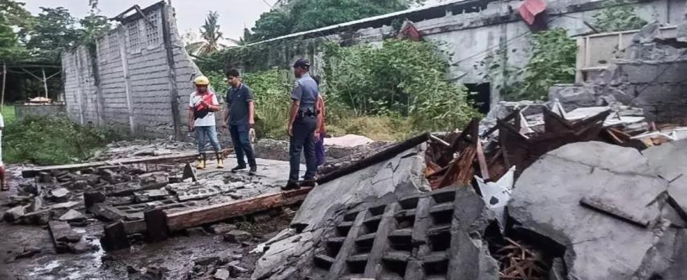 Nachbeben der Staerke 66 loest im Sueden der Philippinen Panik