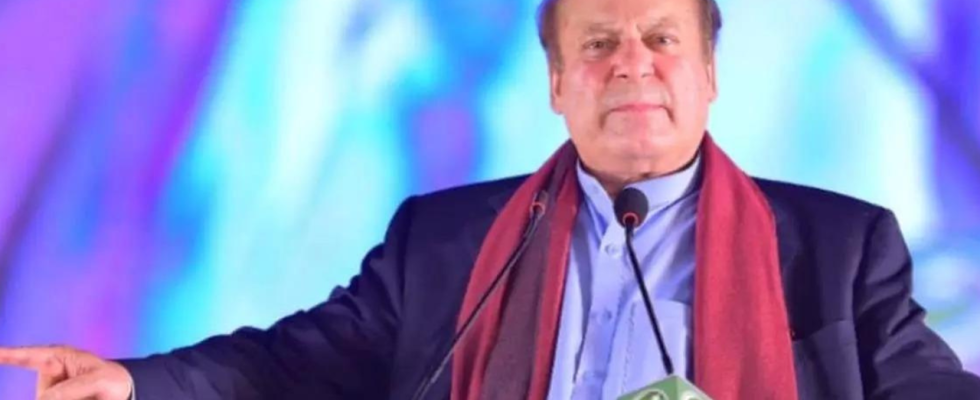 Nawaz Sharif Pakistanisches Gericht spricht Nawaz Sharif im Korruptionsfall Al Azizia