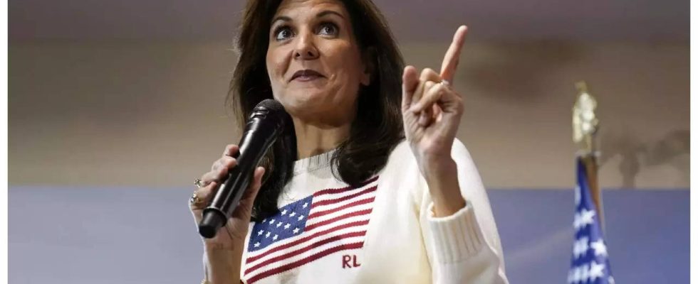 Nikki Haley hat ihr Angebot fuer 2024 auf South Carolina