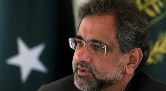 Pakistan Der ehemalige pakistanische Premierminister Shahid Khaqan Abbasi sagt er