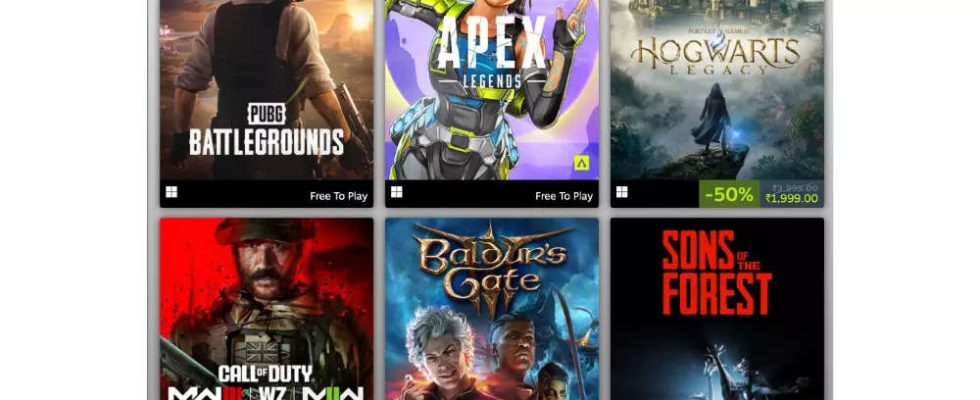 Steam Hier sind die Top Spiele auf Steams „Best of 2023 Liste