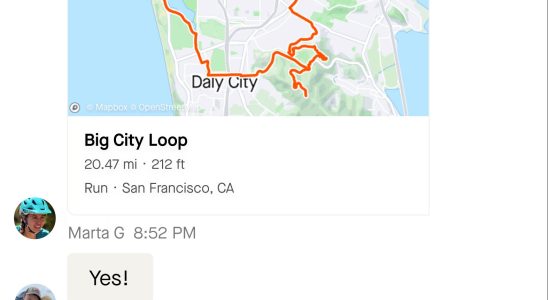 Strava verfuegt ueber In App Nachrichten die Ihnen helfen WhatsApp zu umgehen
